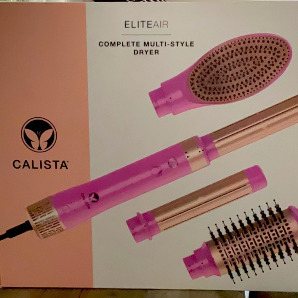 Calista EliteAir Complete Multi-Style Dryer - Pink and Gold